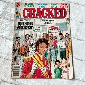 Vintage Cracked Magazine October 1984 Micheal Jackson Cover
